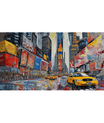 Vibrance Urbaine: Times Square en Mouvement la livraison gratuite