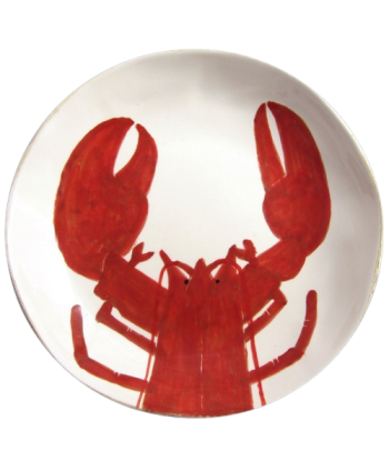 Plat Creux Faïence Homard de France