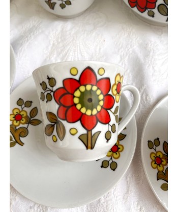 Service à café en porcelaine Seltmann Weiden K W.Germany Bavaria - années 70 en linge