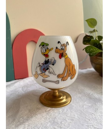 Lampe à poser vintage en opaline Disney- petit modèle Donald pas cher chine