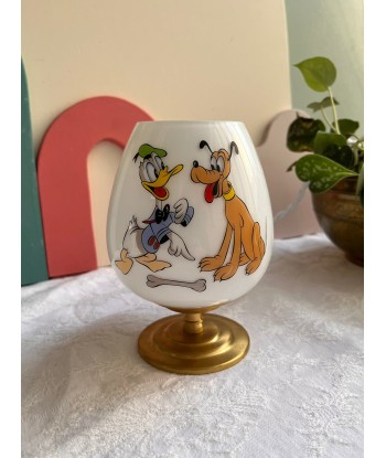 Lampe à poser vintage en opaline Disney- petit modèle Donald pas cher chine