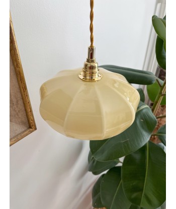 Suspension en opaline jaune de taille moyenne- modèle Persia JUSQU'A -70%! 