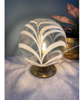 Lampe à poser vintage en verre de Murano transparent- modèle Elsa vente chaude votre 