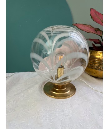 Lampe à poser vintage en verre de Murano transparent- modèle Elsa vente chaude votre 