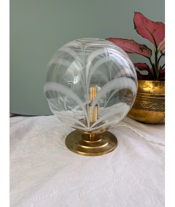 Lampe à poser vintage en verre de Murano transparent- modèle Elsa vente chaude votre 