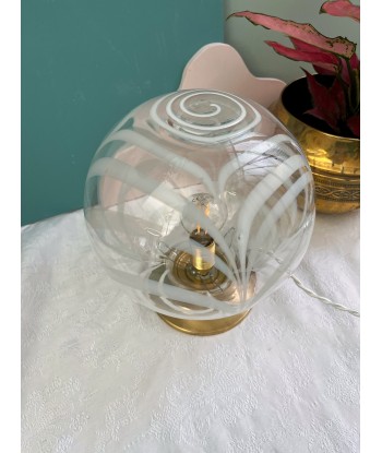 Lampe à poser vintage en verre de Murano transparent- modèle Elsa vente chaude votre 