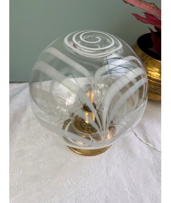 Lampe à poser vintage en verre de Murano transparent- modèle Elsa vente chaude votre 