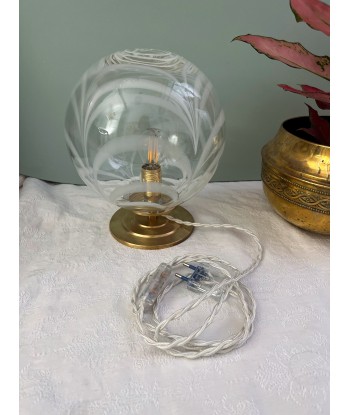 Lampe à poser vintage en verre de Murano transparent- modèle Elsa vente chaude votre 