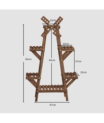 Porte Plante Bois Extérieur livraison gratuite