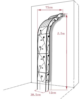 Demi Arche de Jardin paiement sécurisé