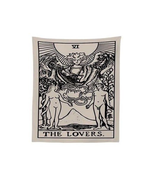 Tenture Carte de Tarot l'Amoureux Comparez et commandez 