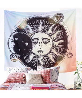 Tenture Hippie Lune et Soleil livraison gratuite