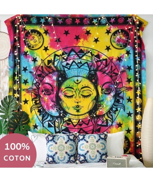 Tenture Coton Hippie Soleil ou a consommer sur place