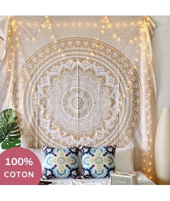 Tenture Coton Mandala Or la chaussure