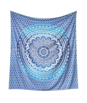 Tenture Coton Mandala Bleu Livraison rapide