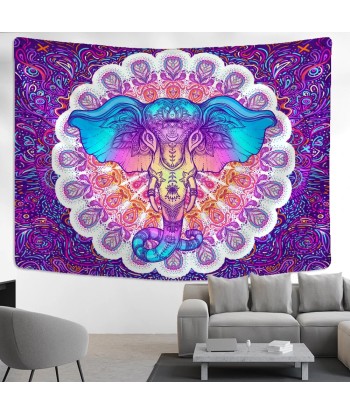 Tenture Mandala Eléphant solde