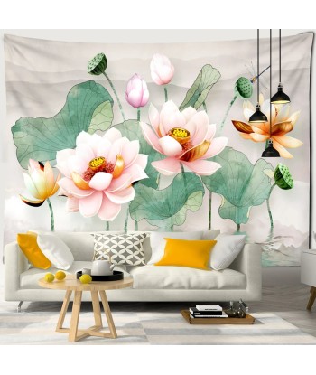 Tenture Nature Fleurs de Lotus ou a consommer sur place