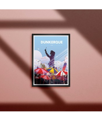 AFFICHE DUNKERQUE - LE CARNAVAL la colonne vertébrale