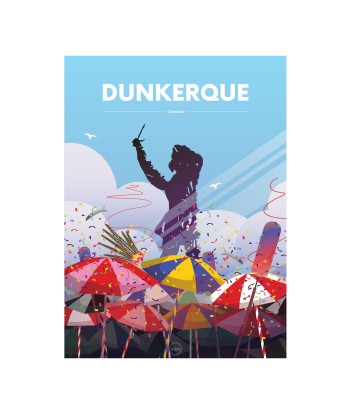 AFFICHE DUNKERQUE - LE CARNAVAL la colonne vertébrale