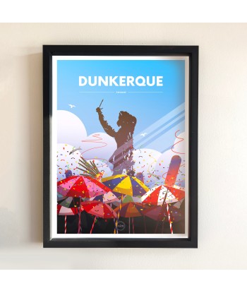 AFFICHE DUNKERQUE - LE CARNAVAL la colonne vertébrale