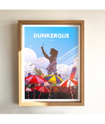 AFFICHE DUNKERQUE - LE CARNAVAL la colonne vertébrale