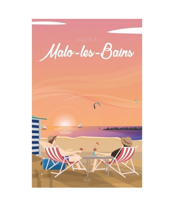 AFFICHE MALO LES BAINS - UN ETE A MALO les ligaments