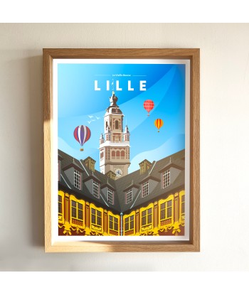 AFFICHE LILLE - LA VIEILLE BOURSE Les magasins à Paris