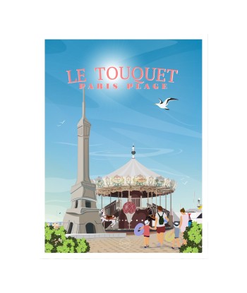 AFFICHE LE TOUQUET - PARIS PLAGE du meilleur 