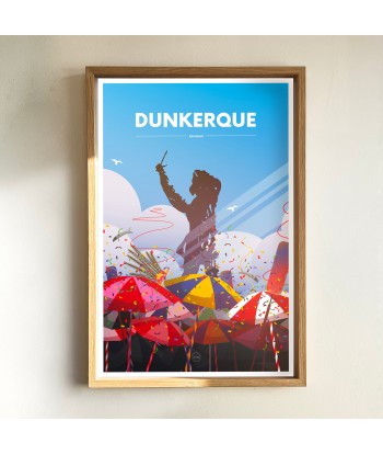 AFFICHE DUNKERQUE - LE CARNAVAL la colonne vertébrale