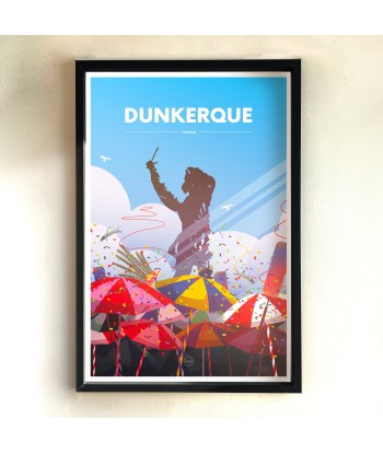 AFFICHE DUNKERQUE - LE CARNAVAL la colonne vertébrale