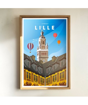 AFFICHE LILLE - LA VIEILLE BOURSE Les magasins à Paris