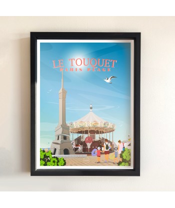 AFFICHE LE TOUQUET - PARIS PLAGE du meilleur 