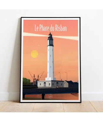 AFFICHE DUNKERQUE - LE PHARE DU RISBAN shop