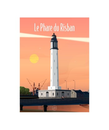 AFFICHE DUNKERQUE - LE PHARE DU RISBAN shop