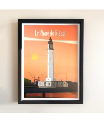 AFFICHE DUNKERQUE - LE PHARE DU RISBAN shop