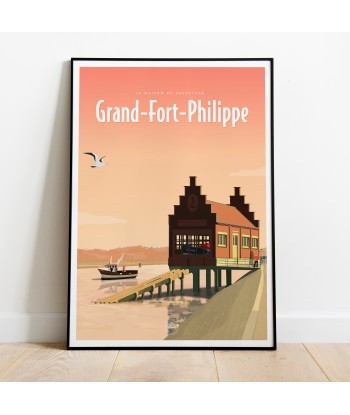 AFFICHE GRAND-FORT-PHILIPPE - LA MAISON DU SAUVETAGE les ligaments