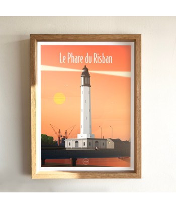 AFFICHE DUNKERQUE - LE PHARE DU RISBAN shop