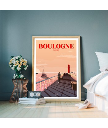 AFFICHE BOULOGNE-SUR-MER - LA JETÉE Toutes les collections ici