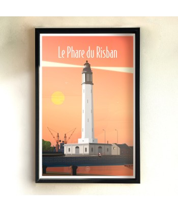 AFFICHE DUNKERQUE - LE PHARE DU RISBAN shop