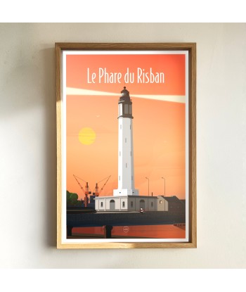 AFFICHE DUNKERQUE - LE PHARE DU RISBAN shop