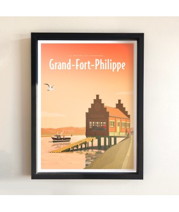 AFFICHE GRAND-FORT-PHILIPPE - LA MAISON DU SAUVETAGE les ligaments