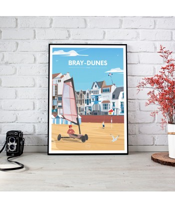 AFFICHE BRAY-DUNES - LA PLAGE 2024