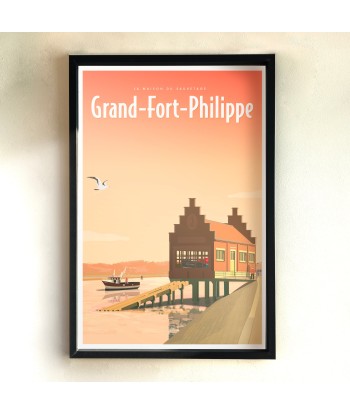 AFFICHE GRAND-FORT-PHILIPPE - LA MAISON DU SAUVETAGE les ligaments