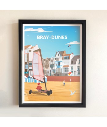 AFFICHE BRAY-DUNES - LA PLAGE 2024