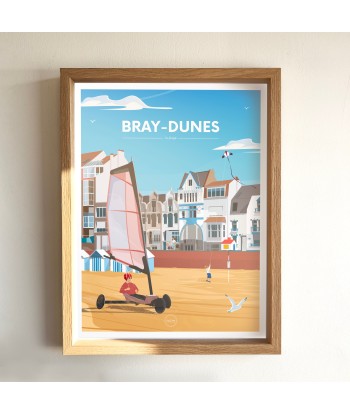 AFFICHE BRAY-DUNES - LA PLAGE 2024