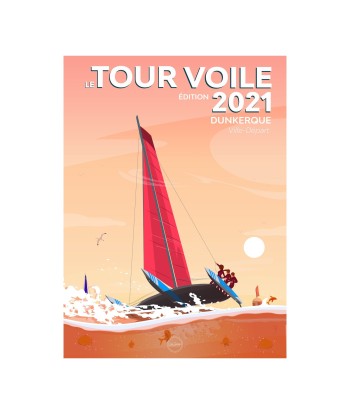 AFFICHE LE TOUR VOILE 2021 commande en ligne