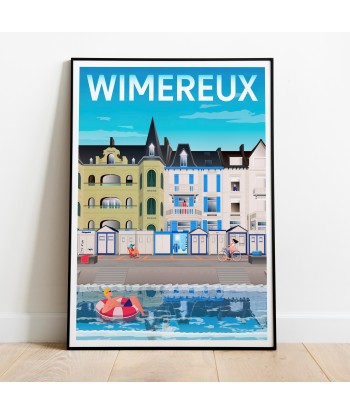 AFFICHE WIMEREUX - LA PLAGE les ligaments