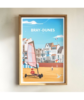 AFFICHE BRAY-DUNES - LA PLAGE 2024