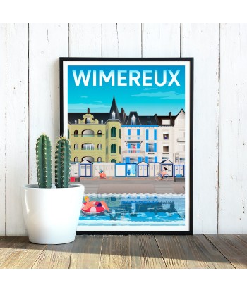 AFFICHE WIMEREUX - LA PLAGE les ligaments