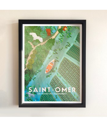 AFFICHE SAINT-OMER - LES MARAIS DE L'AUDOMAROIS de France